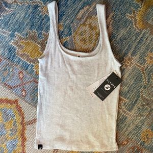 Glyder NWT Comfort Rib Knit Tank - Oatmeal color - Size Small